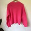 SHEIN Chunky Viscose Knit Sweater - Bright Pink - Size L Carousel 2