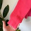 SHEIN Chunky Viscose Knit Sweater - Bright Pink - Size L Carousel 3