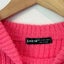 SHEIN Chunky Viscose Knit Sweater - Bright Pink - Size L Carousel 4