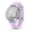 Garmin Lily 2 Active - Silver with Purple Jasmine Silicone Band Carousel 1