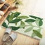 Hod Health & Home Green Leaves Non-Slip Microfibre Soft Bath Mat Carousel 5