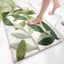 Hod Health & Home Green Leaves Non-Slip Microfibre Soft Bath Mat Carousel 6
