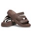 Crocs Womens Getaway Strappy Truffle Brown Slide Carousel 1