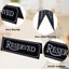 6Pcs Acrylic Reserved Table Signs Restaurant Wedding Party Carousel 5