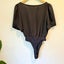 Kookai Black V-Neck Puff Sleeve Bodysuit - Size 40 Carousel 5