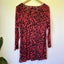 Merric Red & Black Leopard Print Dress - Size 12 Carousel 2