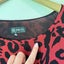 Merric Red & Black Leopard Print Dress - Size 12 Carousel 4