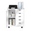 File Cabinet Filing 5 Drawer Document Organiser Mobile Desk Carousel 9