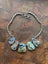 Vintage Artisan Jeweller Paua/silver necklace Carousel 1