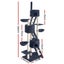 I.Pet Cat Tree Trees Scratching Post Scratcher Tower Condo House Grey 244Cm Carousel 2