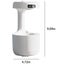 Anti-Gravity Droplet Rechargeable Humidifier Led Smart Display Clock White Carousel 2