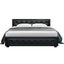 Artiss Tiyo Bed Frame Pu Leather Gas Lift Storage - Black King Carousel 3