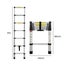 Traderight Multipurpose Ladder Telescopic Aluminium Extension Single-side 2m Carousel 2