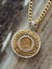 41G 10KT MHJ chain + 36G 9KT surrounding full sovereign pendant Carousel 2