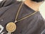 41G 10KT MHJ chain + 36G 9KT surrounding full sovereign pendant Carousel 3
