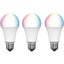 Brilliant Smart WiFi LED RGB E27, 800 Lumens Smart Light Bulb (3 packs), 9W, Carousel 1