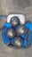 Fantastic set of four Henselite lawn bowls in styly padded carry bag. Cheap. Carousel 1