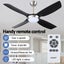 Devanti Aluminium Ceiling Fan With Led Light And Remote Control For Indoor Use Carousel 3
