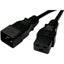 Dynamix C-IEC16A-2 16A IEC C20 to C19 Power Extension Cord - 2m - Black 1.5mm2 Carousel 1