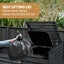 Plantcraft Double Wood Wheelie Bins Storage Shed 2 Door Garbage Rubbish Enclosur Carousel 4