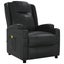 Vida Xl Vidaxl Massage Chair Black Faux Leather Carousel 1