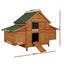 I.Pet Chicken Coop Large Rabbit Hutch House Run Cage Outdoor Carousel 2