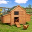 I.Pet Chicken Coop Large Rabbit Hutch House Run Cage Outdoor Carousel 7