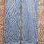 Y2k White Star Straight Baggy Denim Jeans Light Wash Blue Size 36 Pants Trousers Carousel 3