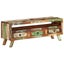 Vida Xl Tv Cabinet Multicolour 110X30x40 Cm Solid Reclaimed Wood Carousel 1