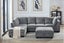 LIBERTY Premium Sectional Sofa (Grey) - Chaise Facing Right Carousel 9