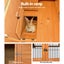 I.Pet Rabbit Hutch Chicken Coop 100Cm Tall Carousel 5