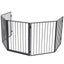 Vidaxl Steel Pet Fireplace Fence With Swing Gate For Safety Accessories Carousel 5
