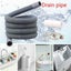 Universal Washing Machine Dishwasher Drain Waste Hose Extension Pipe 1/2/3 M Carousel 4
