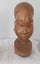 African Tribal Carved Heads (Man & Women) Sculptures x 2 Carousel 4