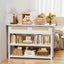 Console Table Rattan Drawers Narrow Entryway Bar Side Sofa White Carousel 2