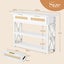 Console Table Rattan Drawers Narrow Entryway Bar Side Sofa White Carousel 6