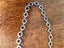 Necklace - pewter tone necklace w tiny crystals 40 cm+ VGC Carousel 3