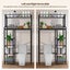 5 Tier Bathroom Storage Rack Over the Toilet Washing Machine Shelves Carousel 6
