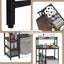 5 Tier Bathroom Storage Rack Over the Toilet Washing Machine Shelves Carousel 9