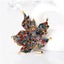 Colorful Rhinestone Leaf Brooch – Sparkling Multicolor Maple Leaf Carousel 4