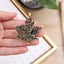 Colorful Rhinestone Leaf Brooch – Sparkling Multicolor Maple Leaf Carousel 8