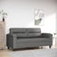 2-seater Sofa Dark Grey 140 Cm Microfibre Fabric Tpkplt Carousel 1
