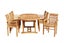 OUT DOOR FURNITURE-TEAK TABLE AND 6 CHAIRS. Carousel 3