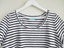BLUE ILLUSION *100% Organic Cotton Minimalist Stripes Tee* XL/16 Carousel 2