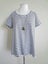 BLUE ILLUSION *100% Organic Cotton Minimalist Stripes Tee* XL/16 Carousel 1