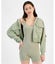 Hippie Rose Womens Fleece Cargo Hoodie Sweatshirt Carousel 1