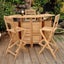 Teak Wood Outdoor Bar Leaner, TABLE ONLY - 100% Teak Carousel 1