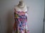 CITY CHIC DESIGNER VINTAGE LOOK ABSTRACT PRINT 3/4 SUMMER DRESS 14/16 Carousel 2