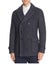 Hardy Amies Mens Textured Pea Coat, NWT Carousel 1