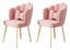 Comfortable Velvet Living Room Dining Chair Set of 2 PCs Snap Deal Carousel 2